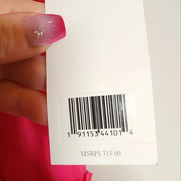 NWT Jason Wu pink cotton teired ruffle belted maxi skirt. Front slit. Large - Picture 6 of 16